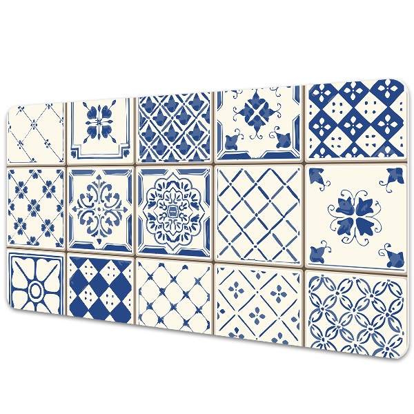 Tapete para secretária Azulejos azuis