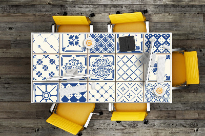 Tapete para secretária Azulejos azuis