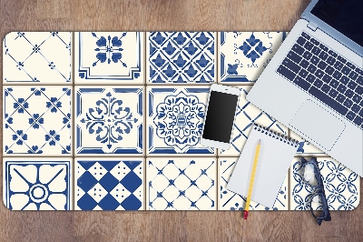 Tapete para secretária Azulejos azuis