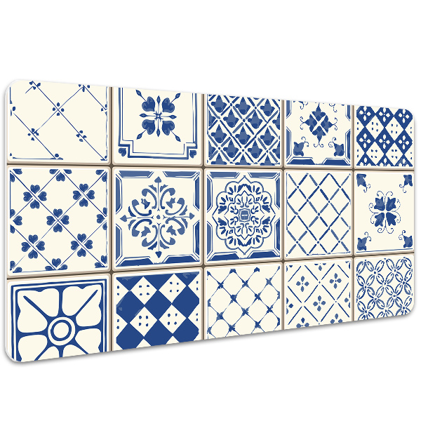 Tapete para secretária Azulejos azuis