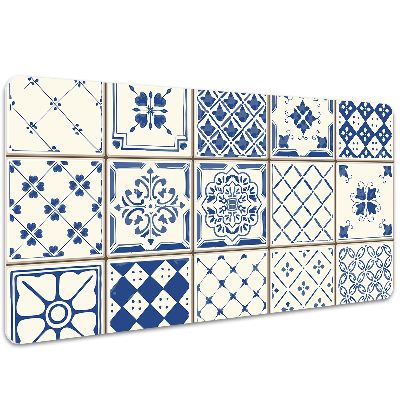 Tapete para secretária Azulejos azuis