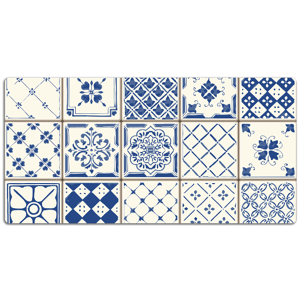 Tapete para secretária Azulejos azuis