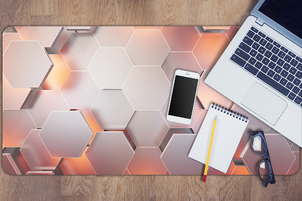 Tapete de secretária Abstração hexa