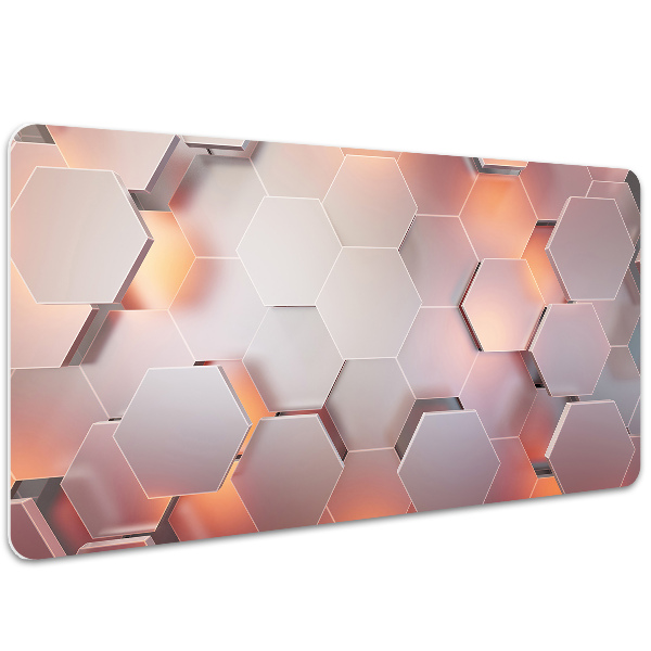Tapete de secretária Abstração hexa