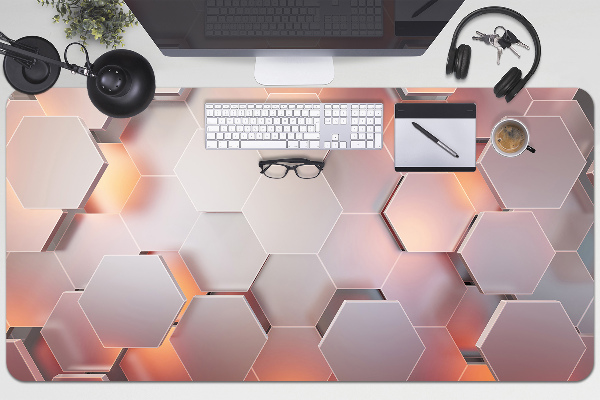 Tapete de secretária Abstração hexa