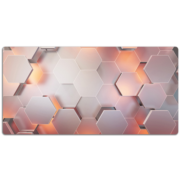 Tapete de secretária Abstração hexa