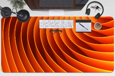 Tapete para secretária Ondas laranja