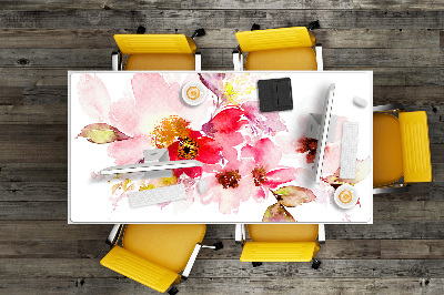 Base de secretária Flores em tons pastel