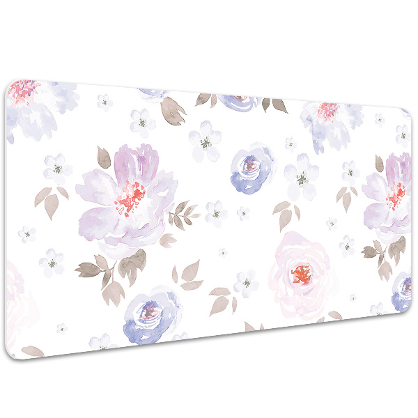 Tapete para secretária Flores em tons pastel