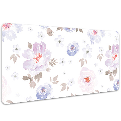 Tapete para secretária Flores em tons pastel