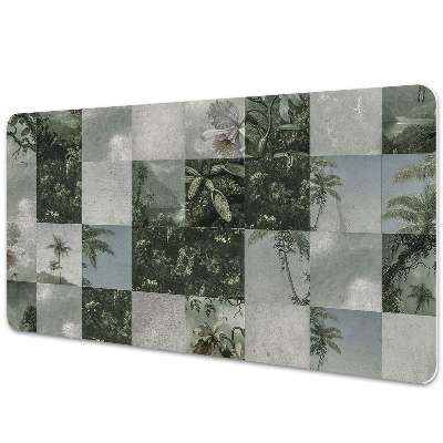 Tapete para secretária Patchwork Tropical