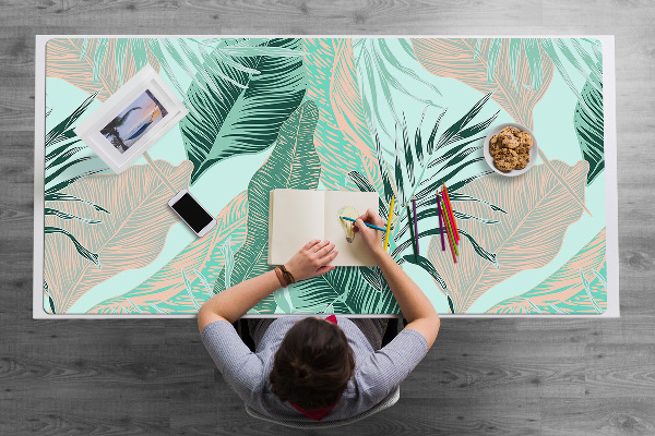 Tapete de secretária Folhas tropicais