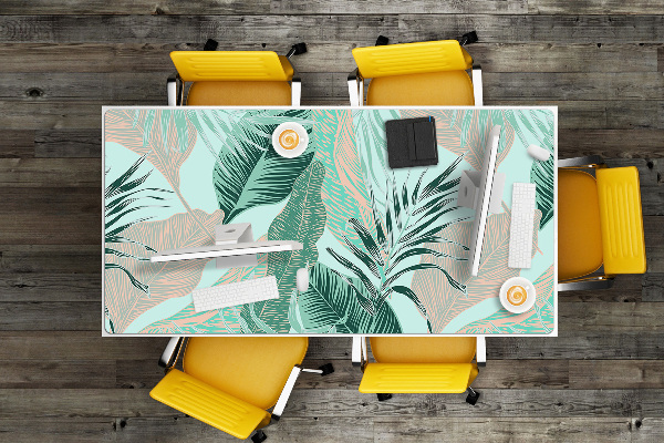 Tapete de secretária Folhas tropicais