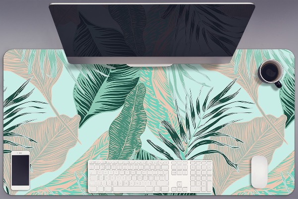 Tapete de secretária Folhas tropicais