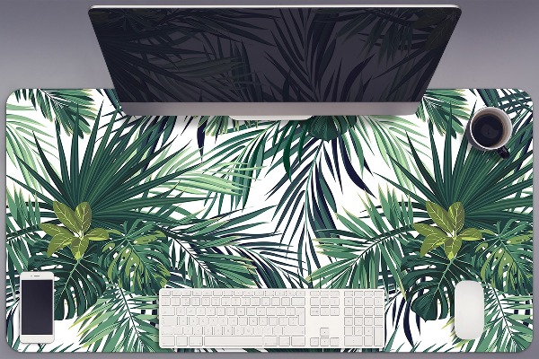 Tapete de secretária Folhas tropicais