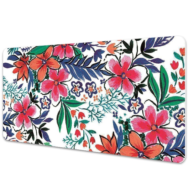 Tapete para secretária Flores coloridas