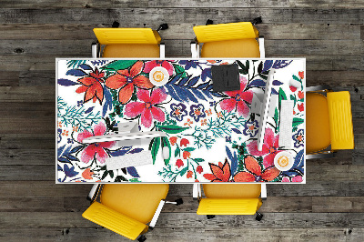 Tapete para secretária Flores coloridas