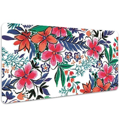 Tapete para secretária Flores coloridas