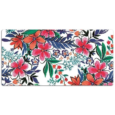 Tapete para secretária Flores coloridas