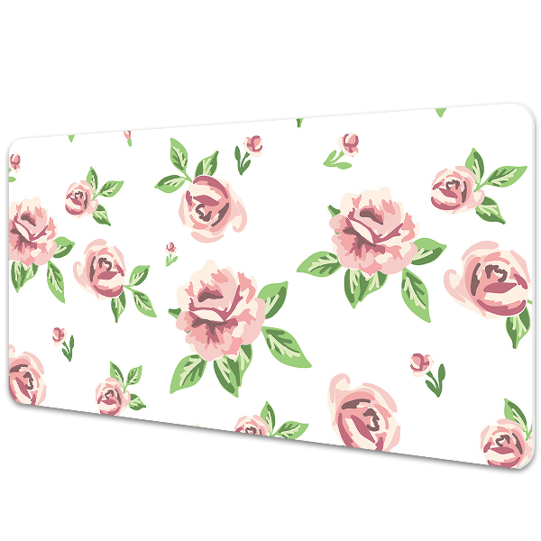 Tapete de secretária Flores em tons pastel