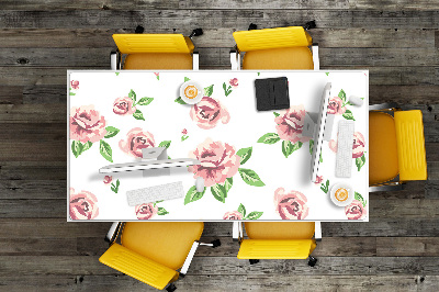 Tapete de secretária Flores em tons pastel