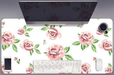 Tapete de secretária Flores em tons pastel
