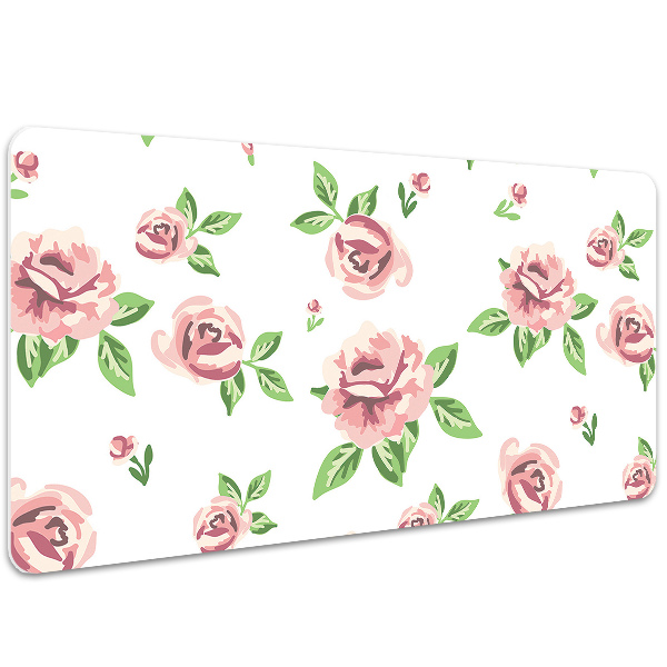 Tapete de secretária Flores em tons pastel