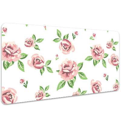 Tapete de secretária Flores em tons pastel