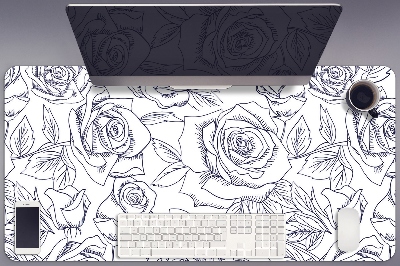 Base de secretária Rosas azuis