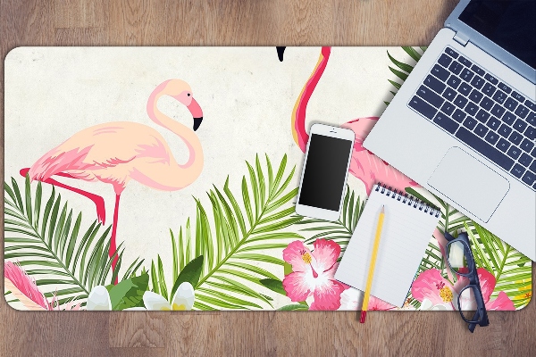 Tapete de secretária Dois flamingos