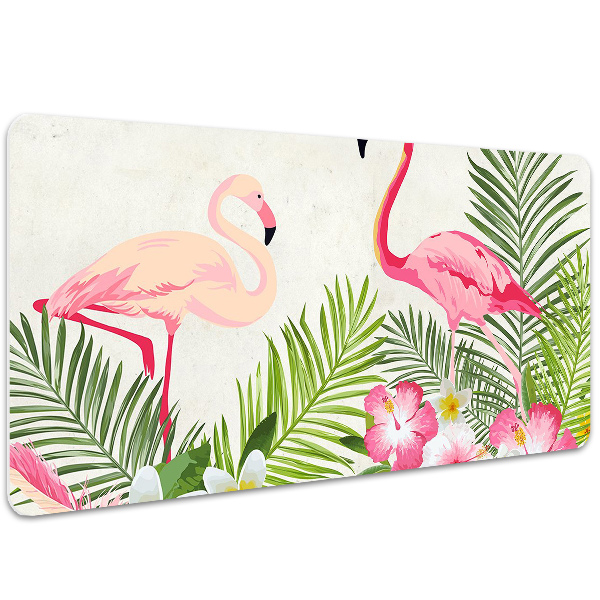 Tapete de secretária Dois flamingos