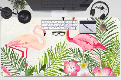 Tapete de secretária Dois flamingos