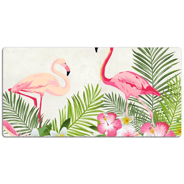 Tapete de secretária Dois flamingos