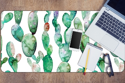 Tapete para secretária Cactos em aquarela