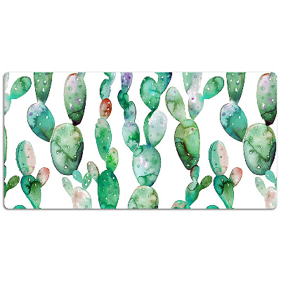 Tapete para secretária Cactos em aquarela