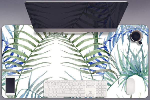 Tapete para secretária Folhas tropicais