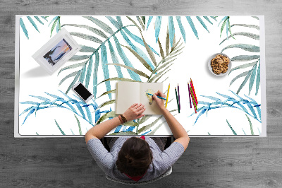 Tapete de secretária Folhas tropicais