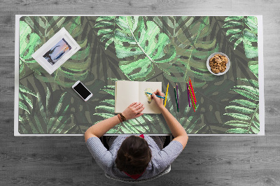 Tapete para secretária Monstera tropical