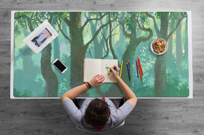 Tapete para secretária Floresta escura