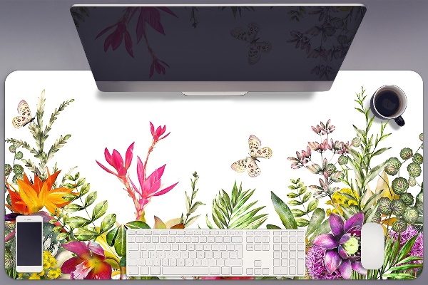 Tapete para secretária Plantas tropicais