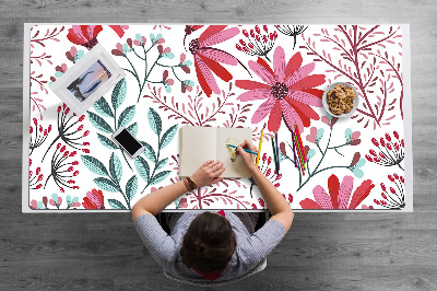 Tapete de secretária Padrão floral