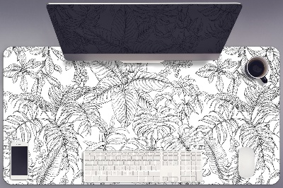 Tapete para secretária Folhas desenhadas