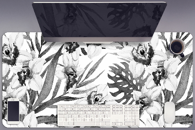 Tapete de secretária Folhas e flores