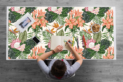 Base de secretária Mural de flores