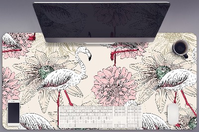 Base de secretária Flamingo rosa