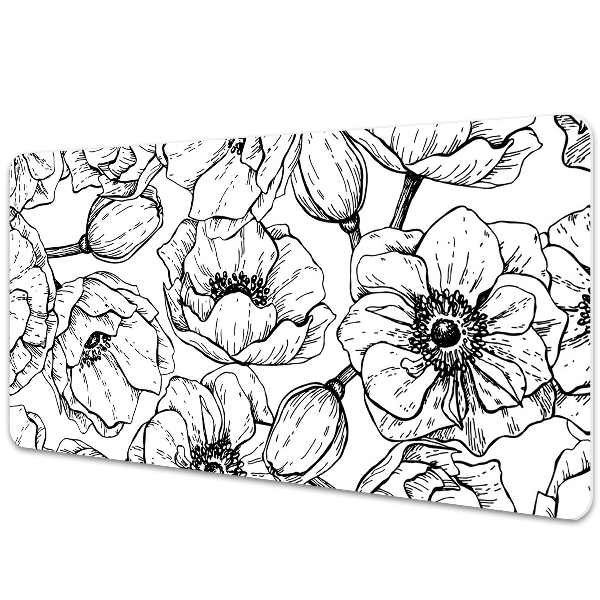 Base de secretária Motivo floral