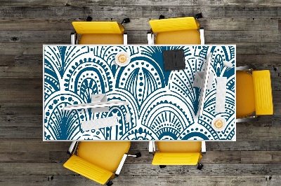 Tapete para secretária Abstração Boho