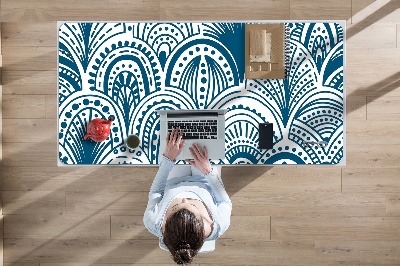 Tapete para secretária Abstração Boho