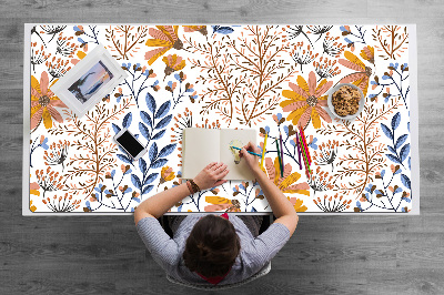 Base de secretária Flores pintadas