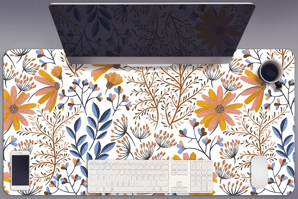 Base de secretária Flores pintadas